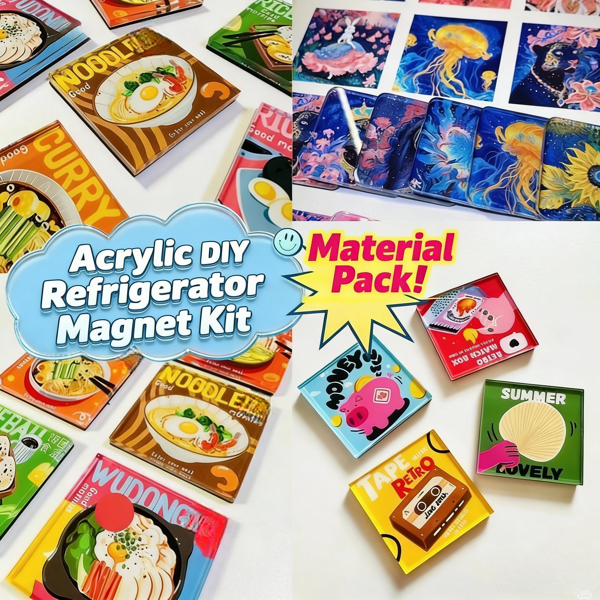 DIY Craft Fridge Magnet Kit