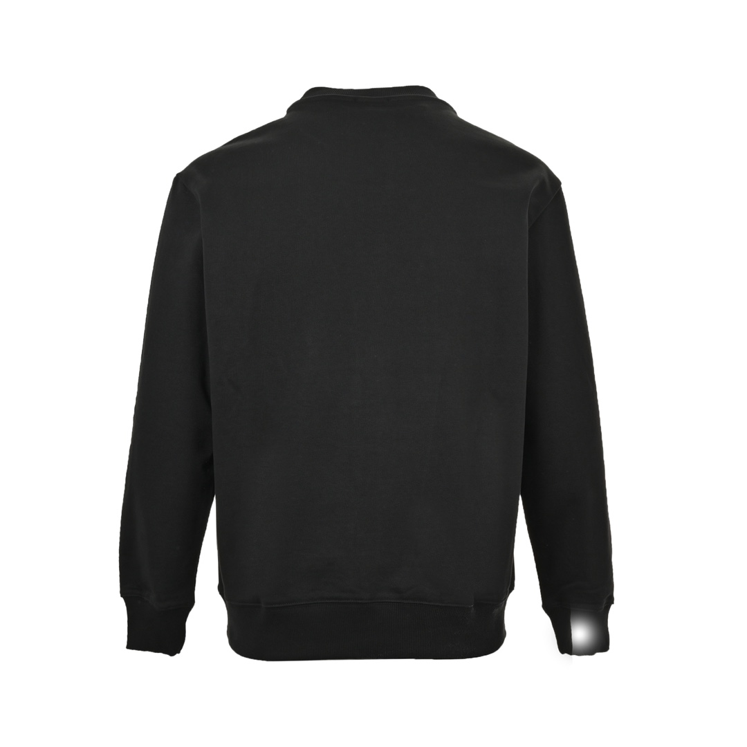 Fendi 24Fw Little Monster Rubber Eyes Zipper Crew Neck Sweatshirt