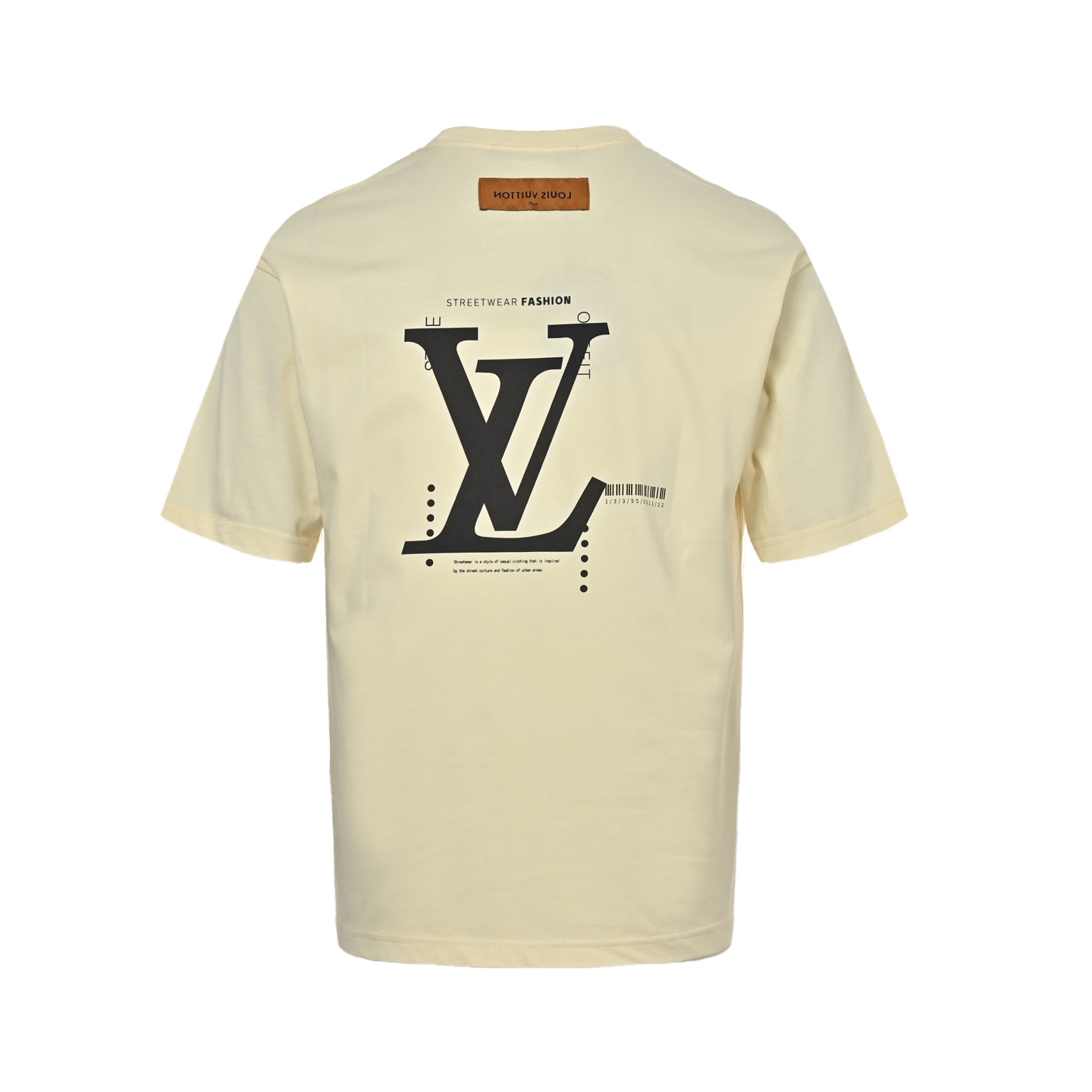 Louis Vuitton front and back letter print short sleeves