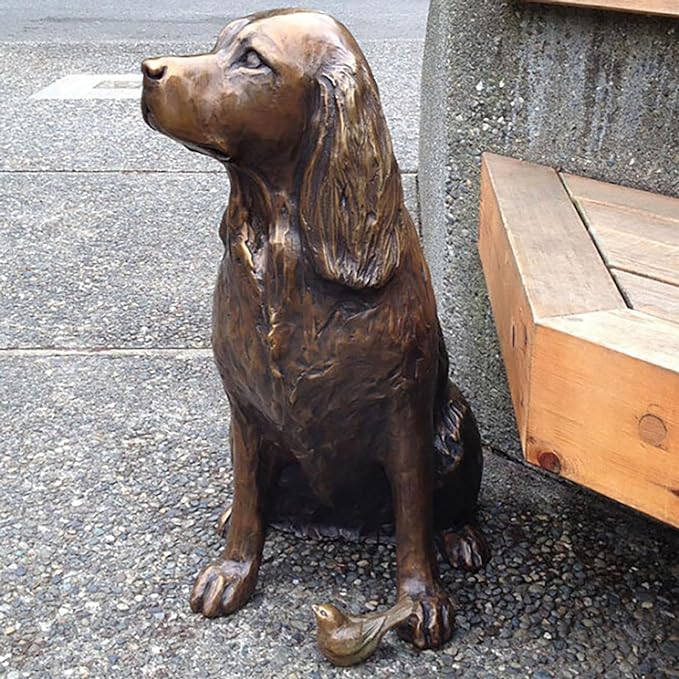 Springer Spaniel Statue Garden Decor