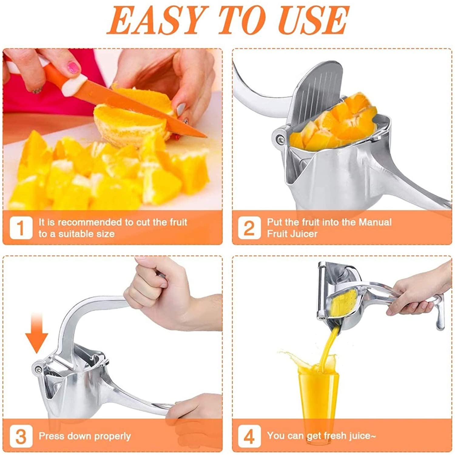 (🌲Early Christmas Sale- SAVE 48% OFF)FRUIT JUICER MANUAL SQUEEZER-BUY 2 GET 10% OFF TODAY!