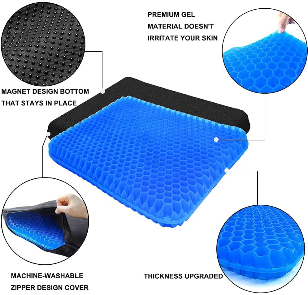 (🔥Last Day Promotion-SAVE 50% OFF)Gel Pressure Relief  Cooling Seat Cushion-BUY 2 GET 10% OFF & FREE SHIPPING!