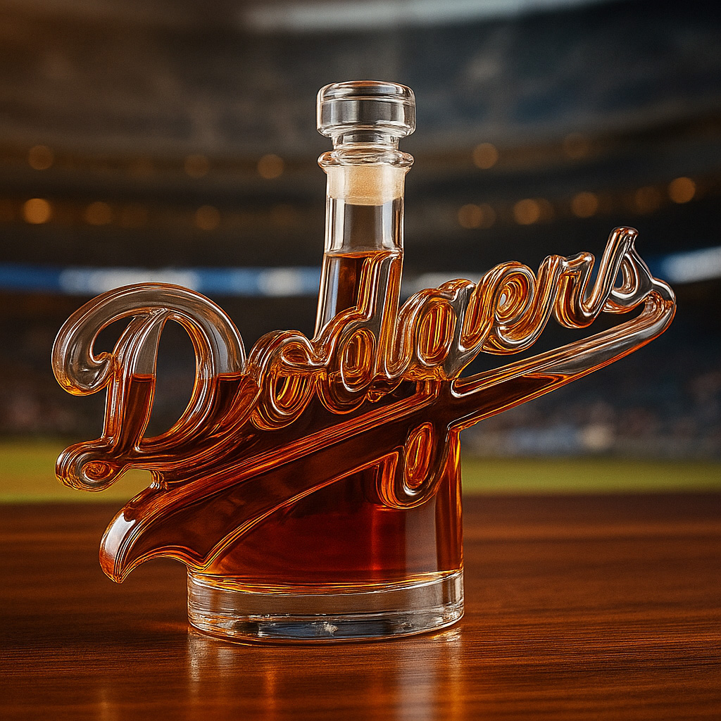 Dodgers Limited Edition Whiskey Bottle