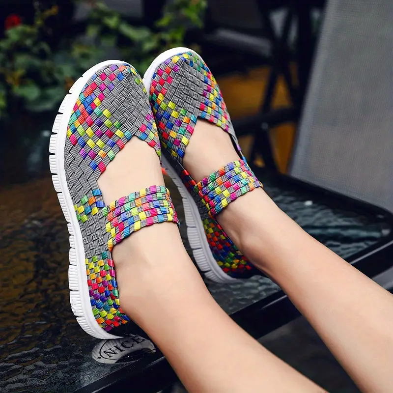 Hand Knit Women's Orthopedic Soft Sole Sport Non-Slip Sandals