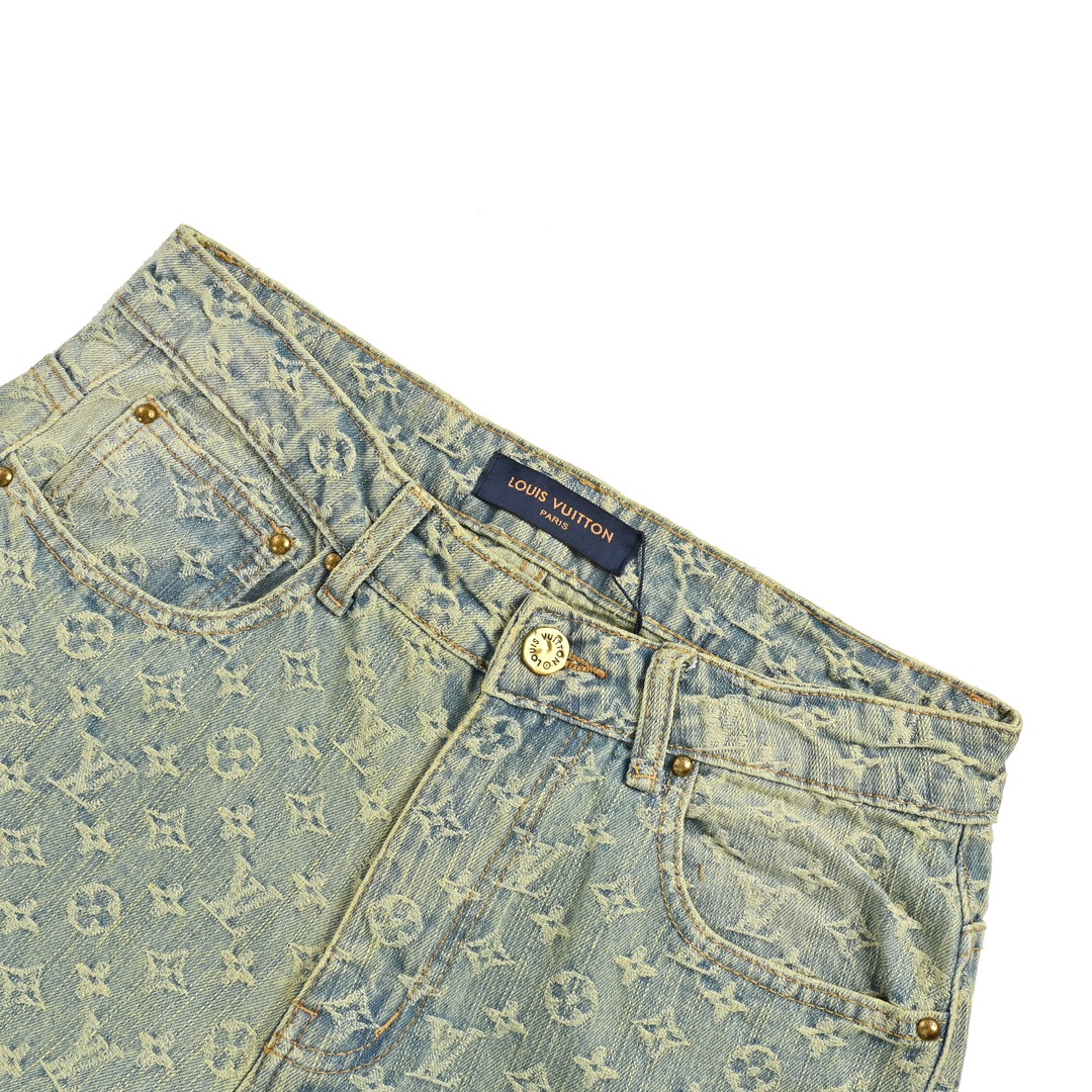 Louis Vuitton 24Fw monogram jeans
