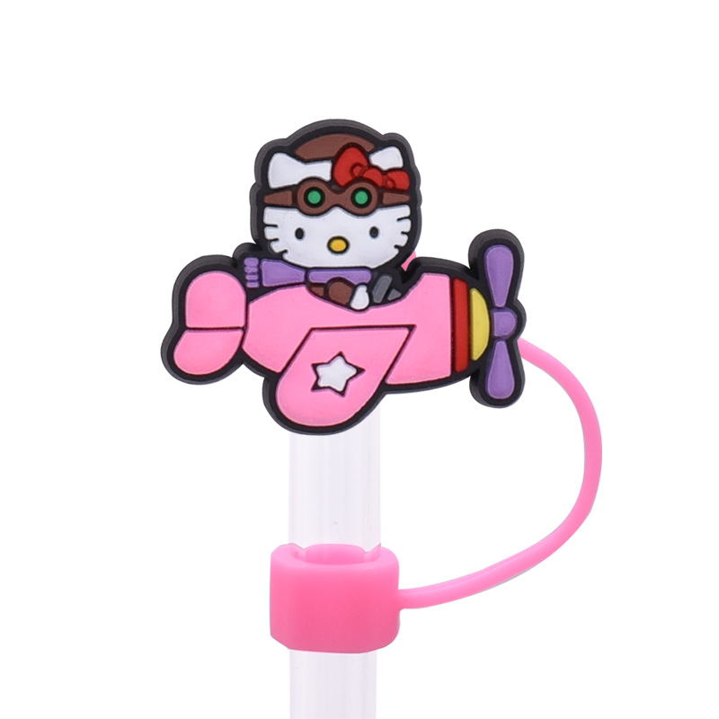 20 Styles Hellokitty Straw Covers Cap