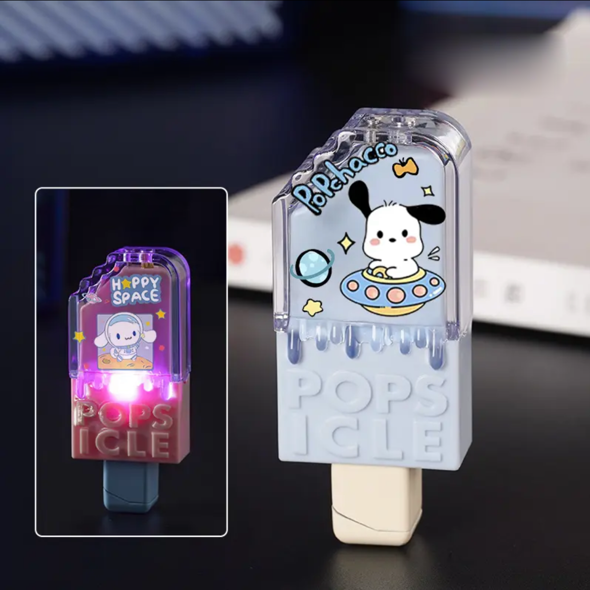 Ice cream shape lighter cute design gift for best friend