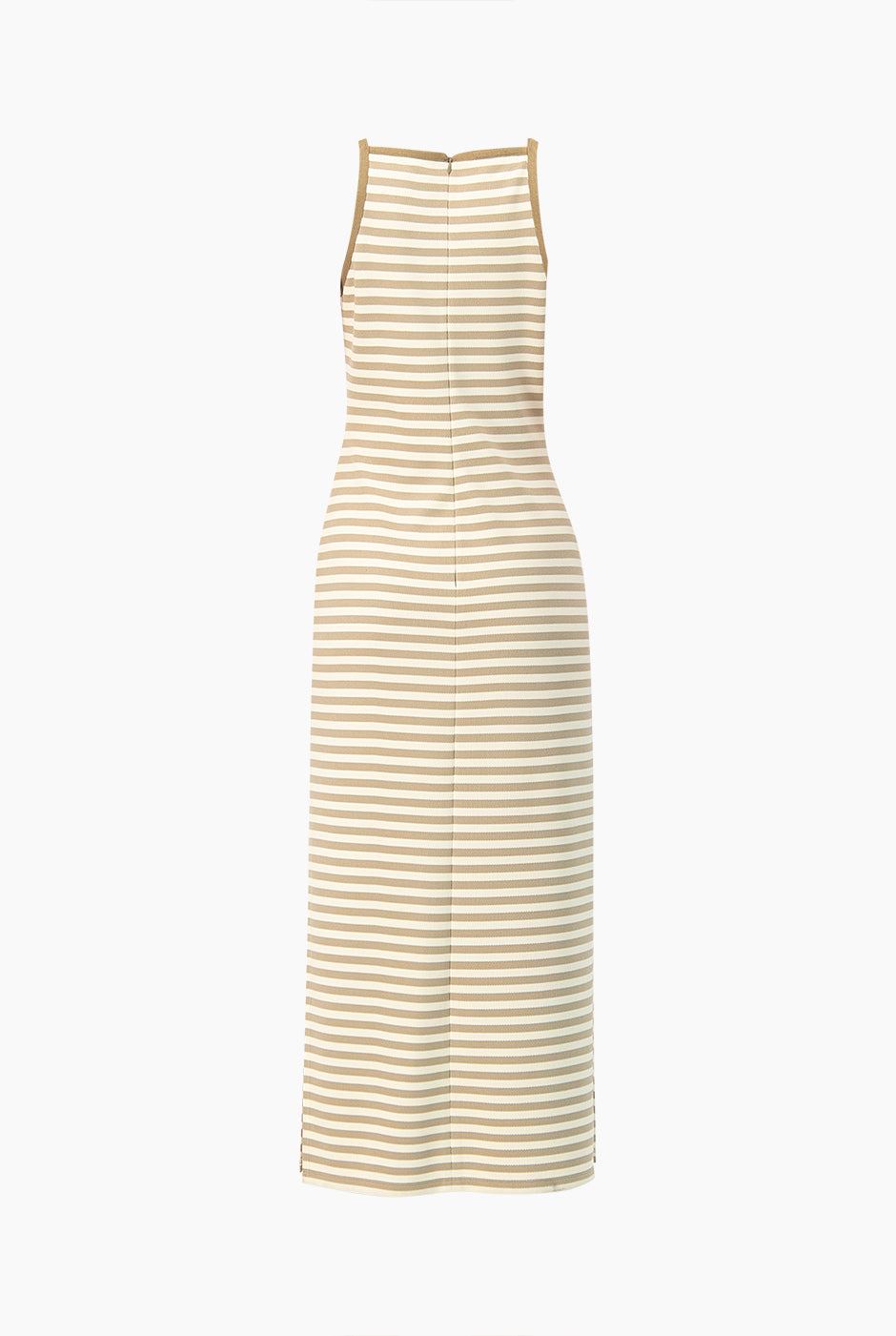 Vestido tejido maxi sin mangas