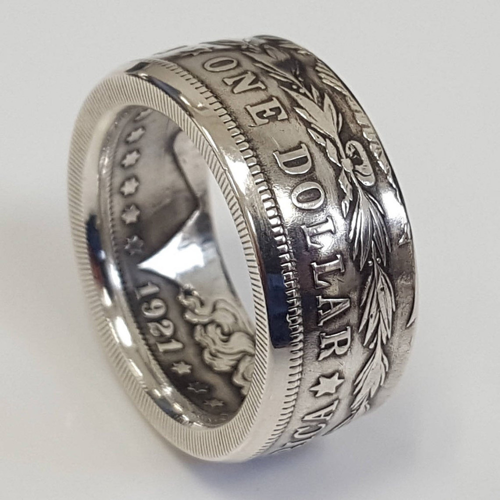 Morgan Dollar 1921 Coin Ring