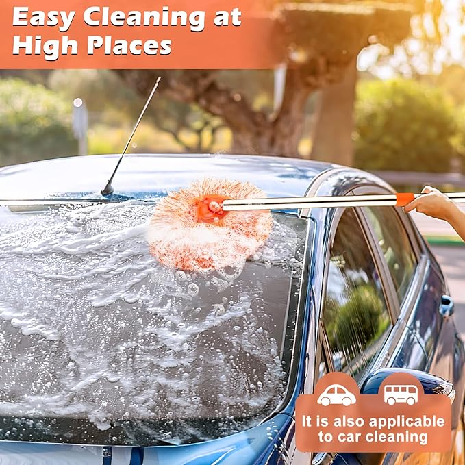 360° Rotatable Housework Cleaning Mop With Microfiber Mop Head  --BUY 2 SETS GET 15% OFF & FREE SHIPPING