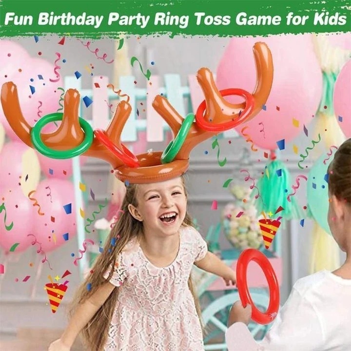 🎄Early Christmas Hot Sale 48% OFF- Reindeer Antler Ring Toss Game