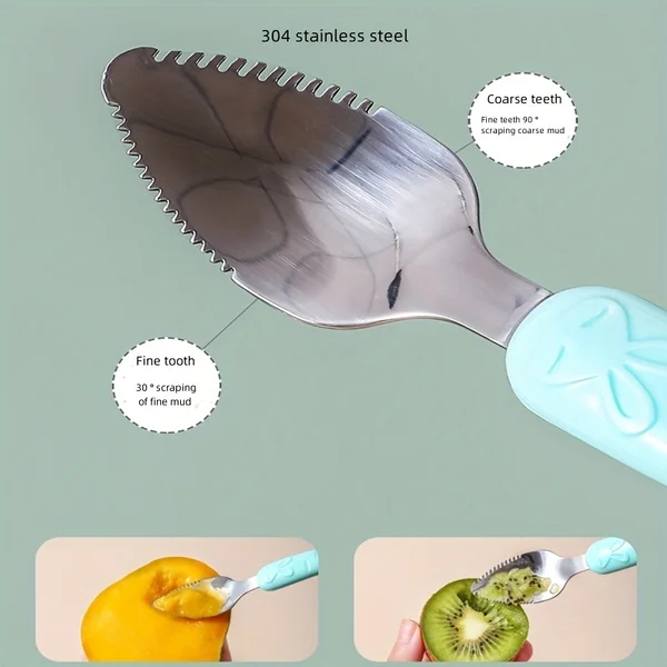 🔥Last Day 50% OFF🔥Baby Double Head Scraping Fruit Spoon