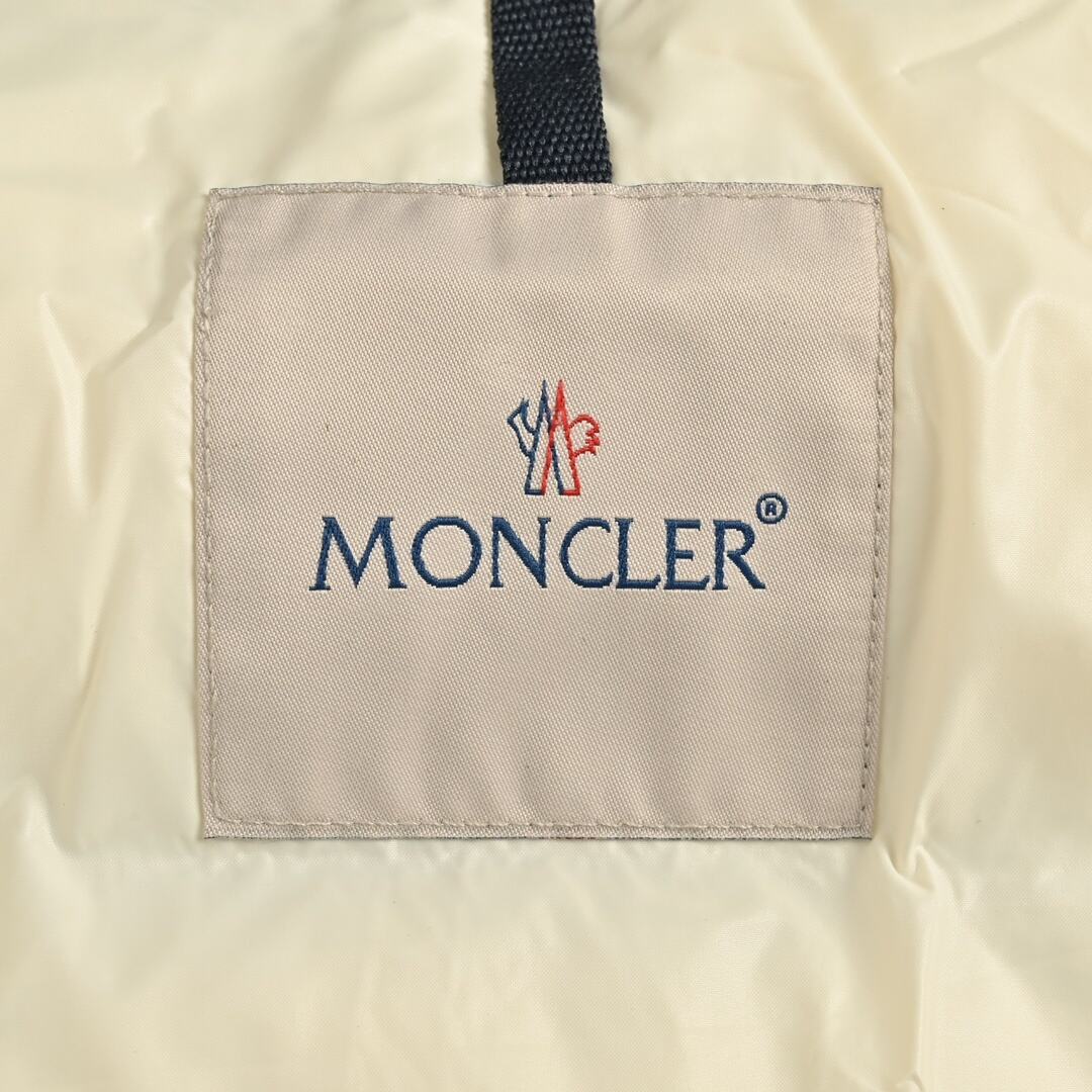 Moncler 24Fw terry embroidery patch lettering down jacket