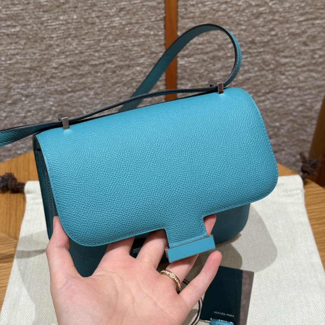 Hermès Constance 7FBlue paon handbag (handmade to order)
