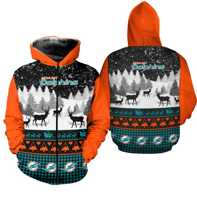 MIAMI DOLPHINS HOODIE GIFT FOR XMAS