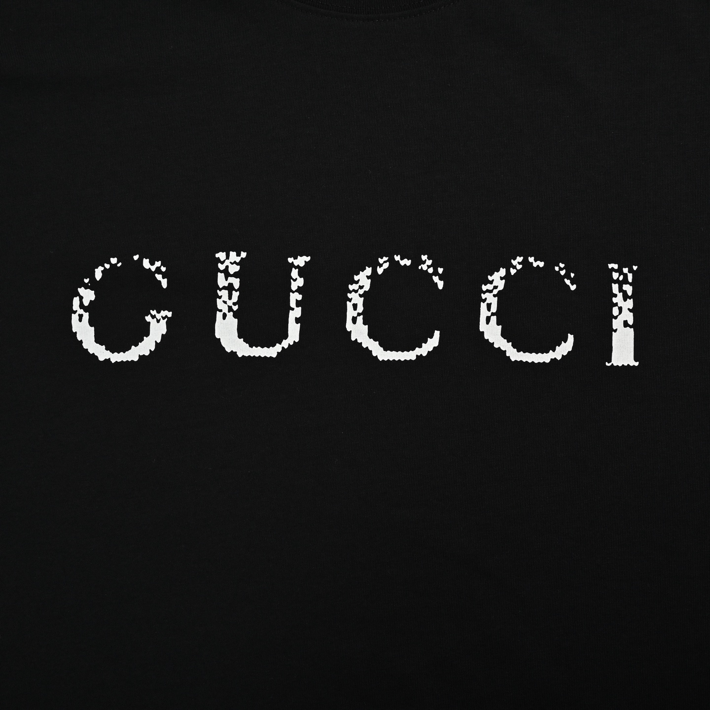 Gucci 25ss gradient lettering logo print short sleeves