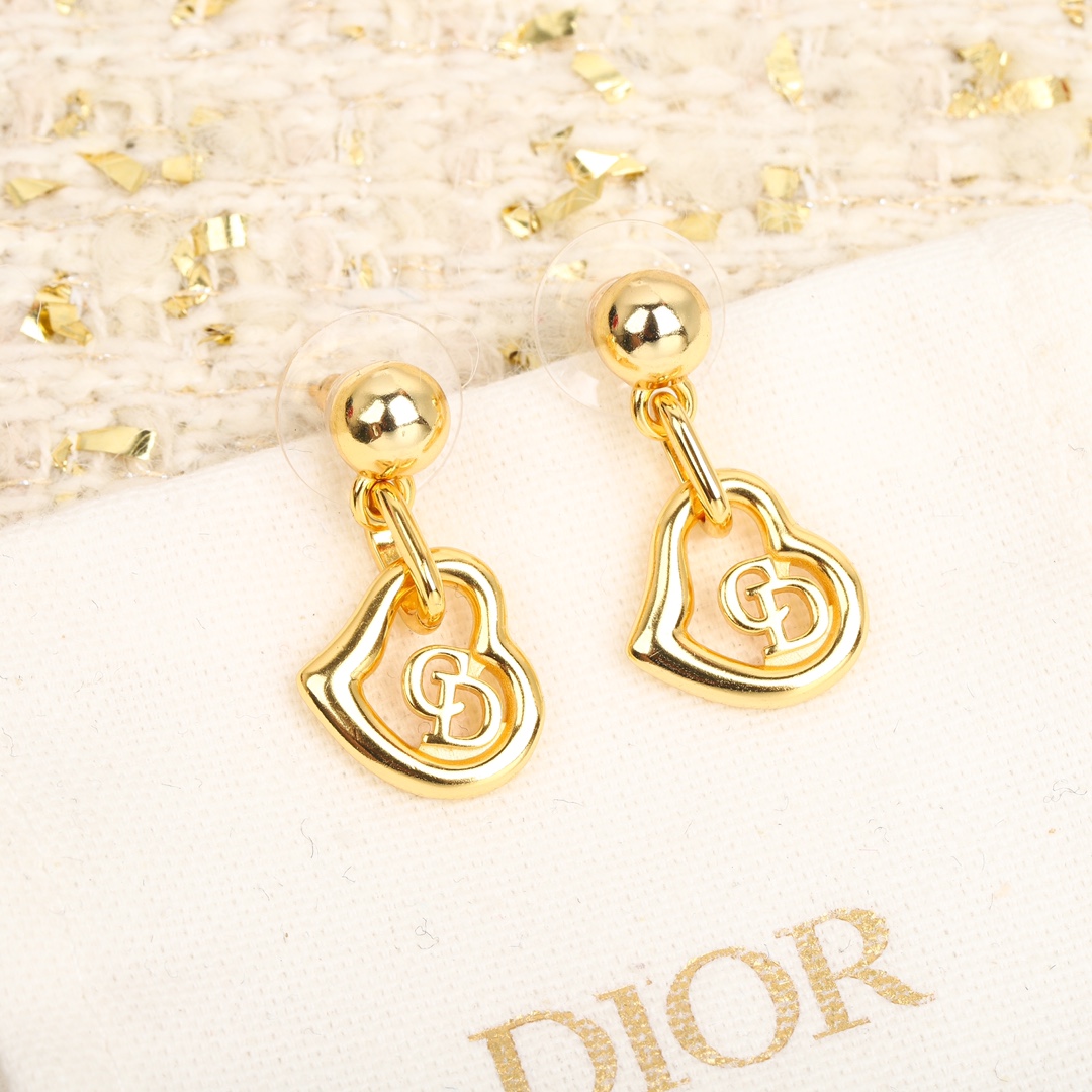 Dior Heart Earrings