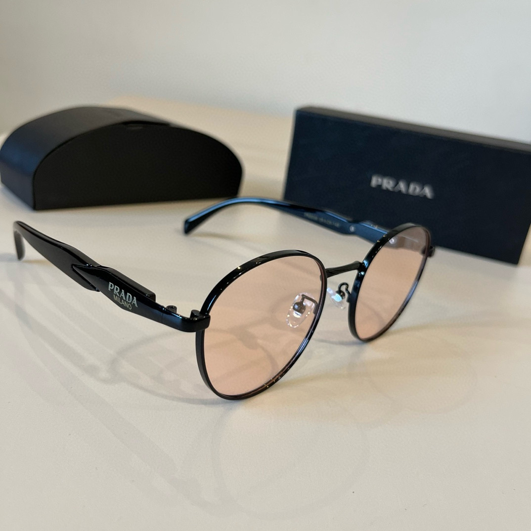 Prada round frame sunglasses