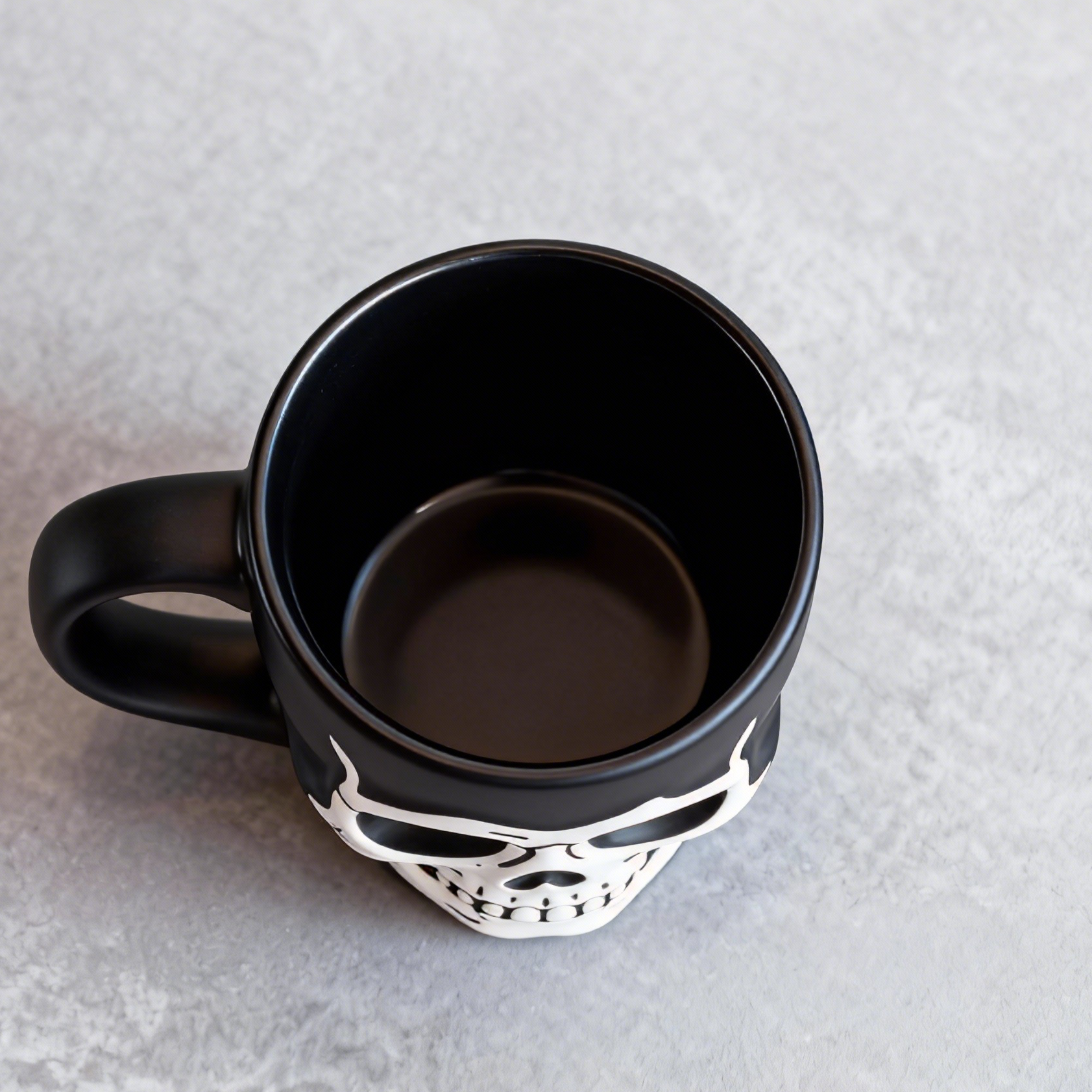 Skull-Shaped Ceramic Coffee Mug 💀