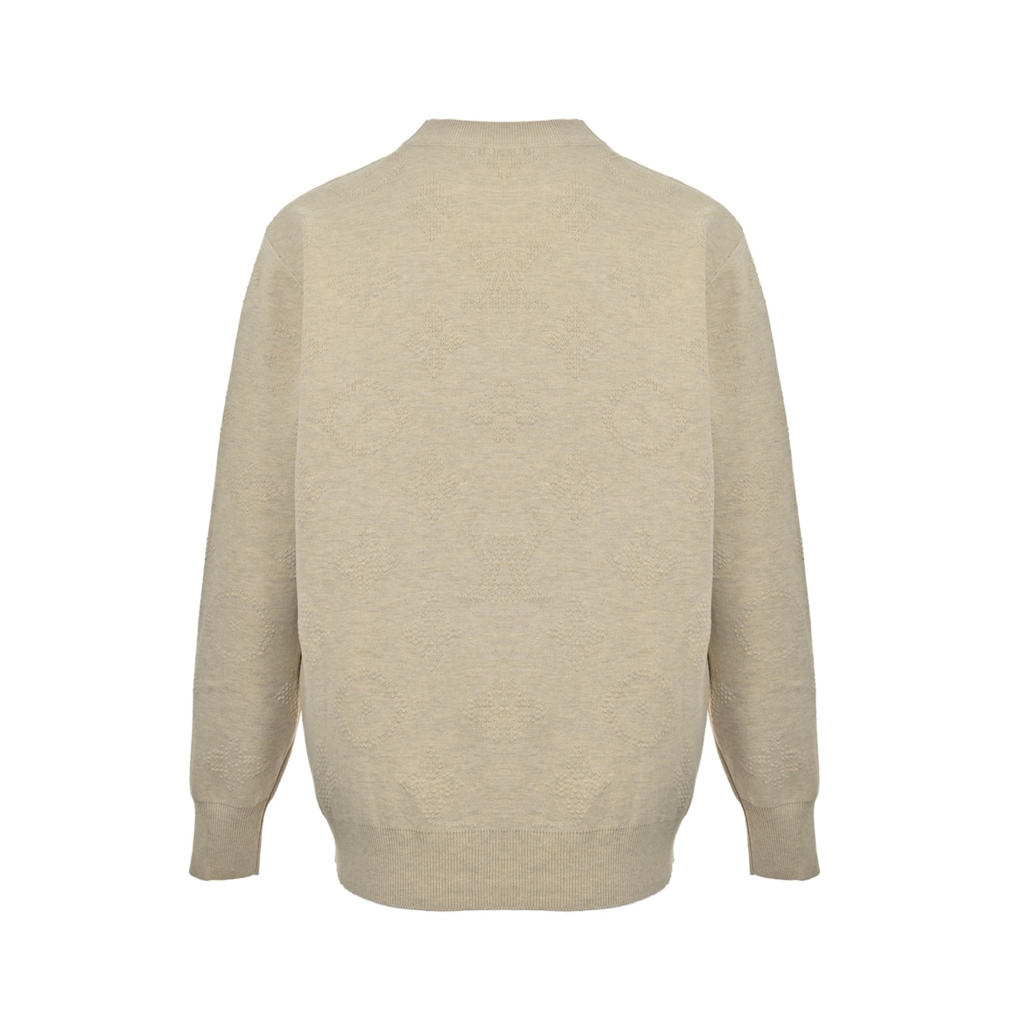 Louis Vuitton 25Fw allover jacquard crewneck sweater