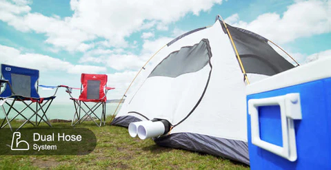 Portable Battery Powered Air-Conditioner Is Perfect For Camping or Working Outdoors