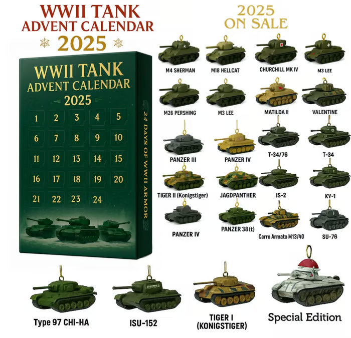 🎄2025 WWII Tank Advent Calendar