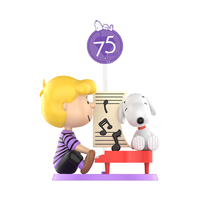 Peanuts 75th Anniversary ISnoopy Comic Life Series Figures