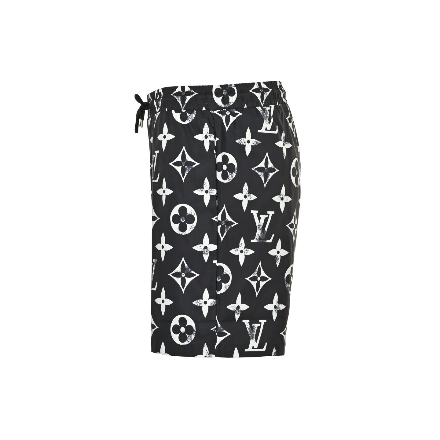 Louis Vuitton 25ss distressed monogram full Indonesian dragon shorts