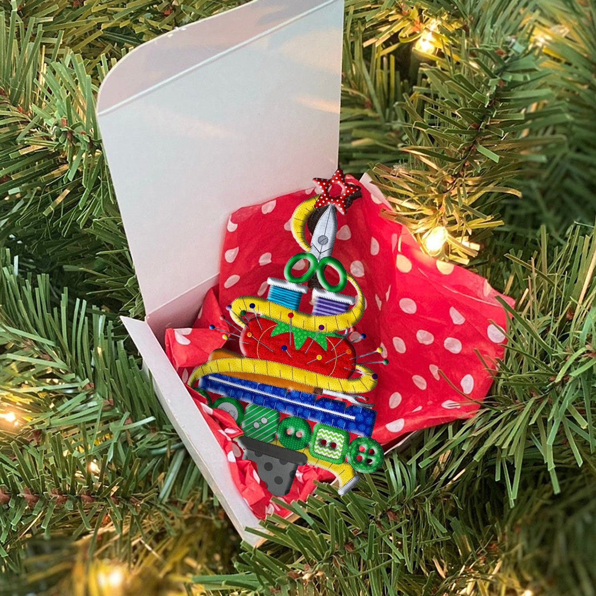 🪡Quilting Christmas tree Ornament