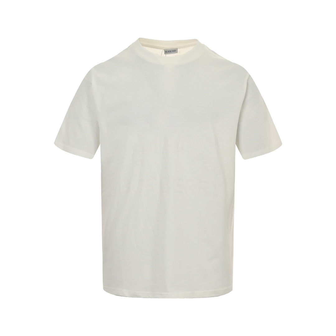 Burberry 24ss flocked horse print short sleeves