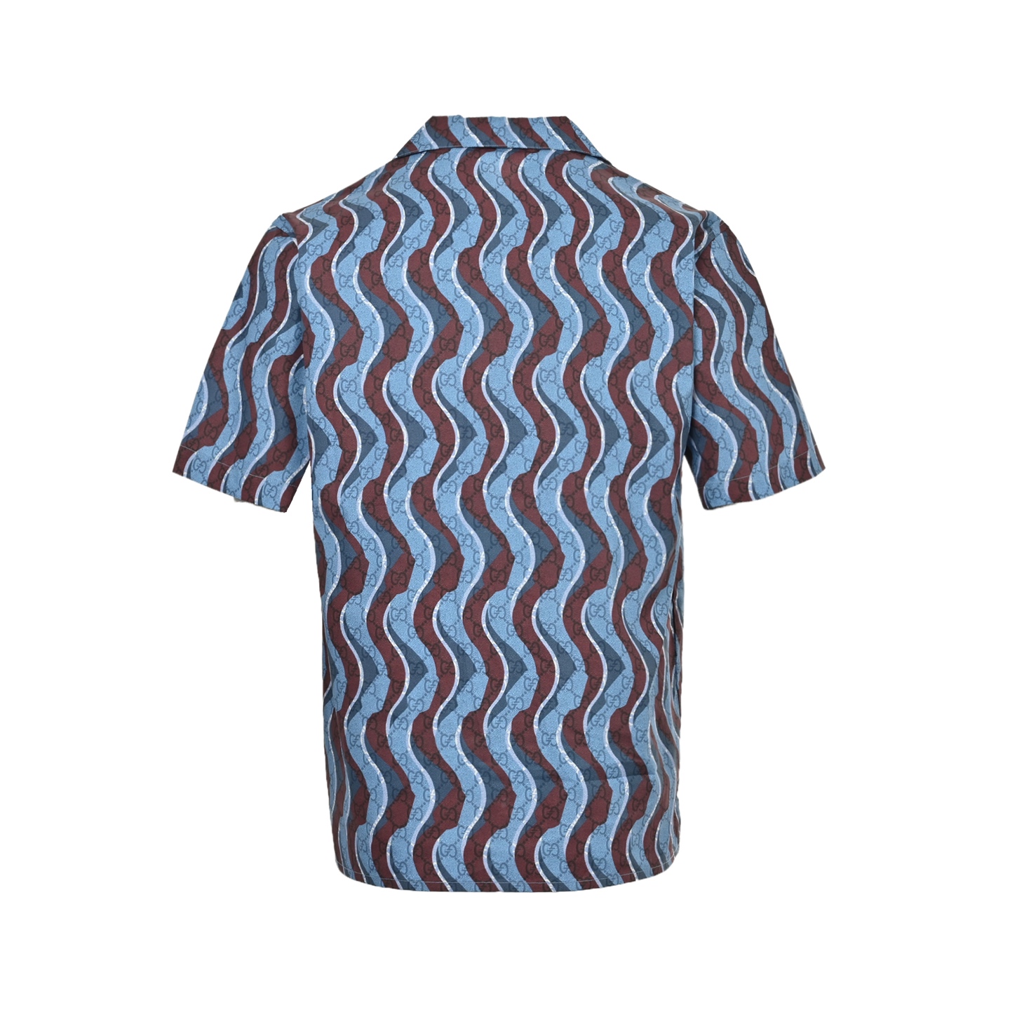 Gucci 25ss all over snake print short sleeve shirt