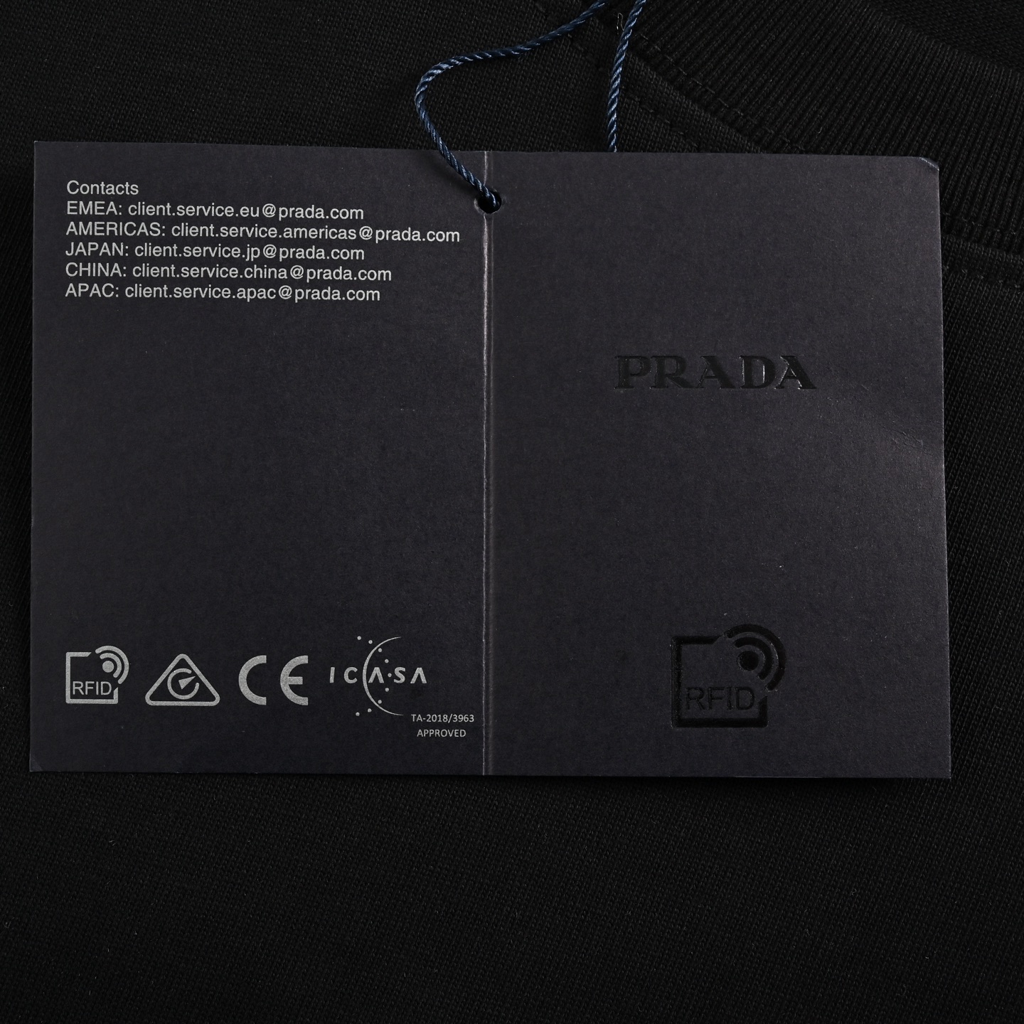 Prada 25ss triangle leather patch pocket short sleeve