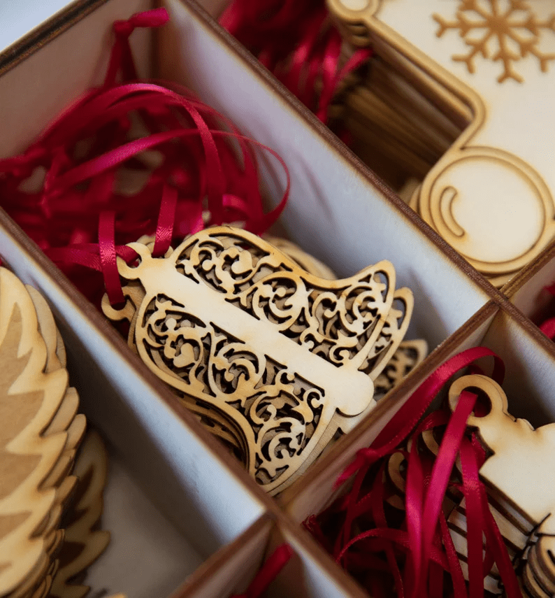 Wooden Christmas decorations