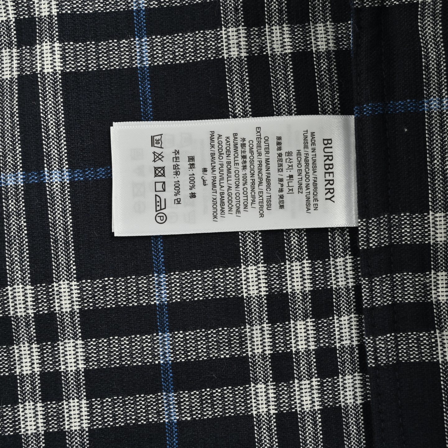 Burberry 25Fw corduroy plaid jacket