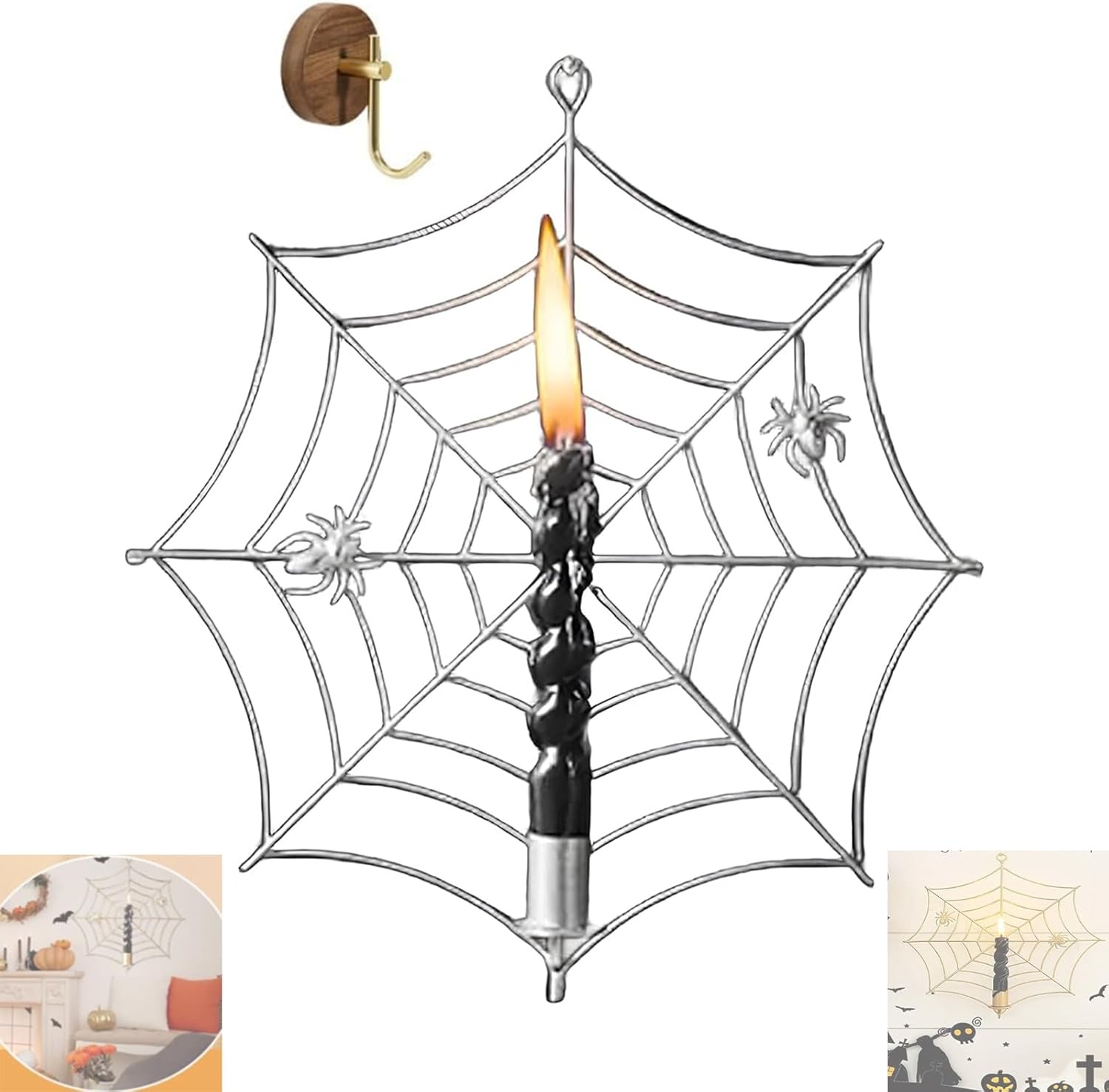 🔥On Sale🔥Spider Web Candles Holder
