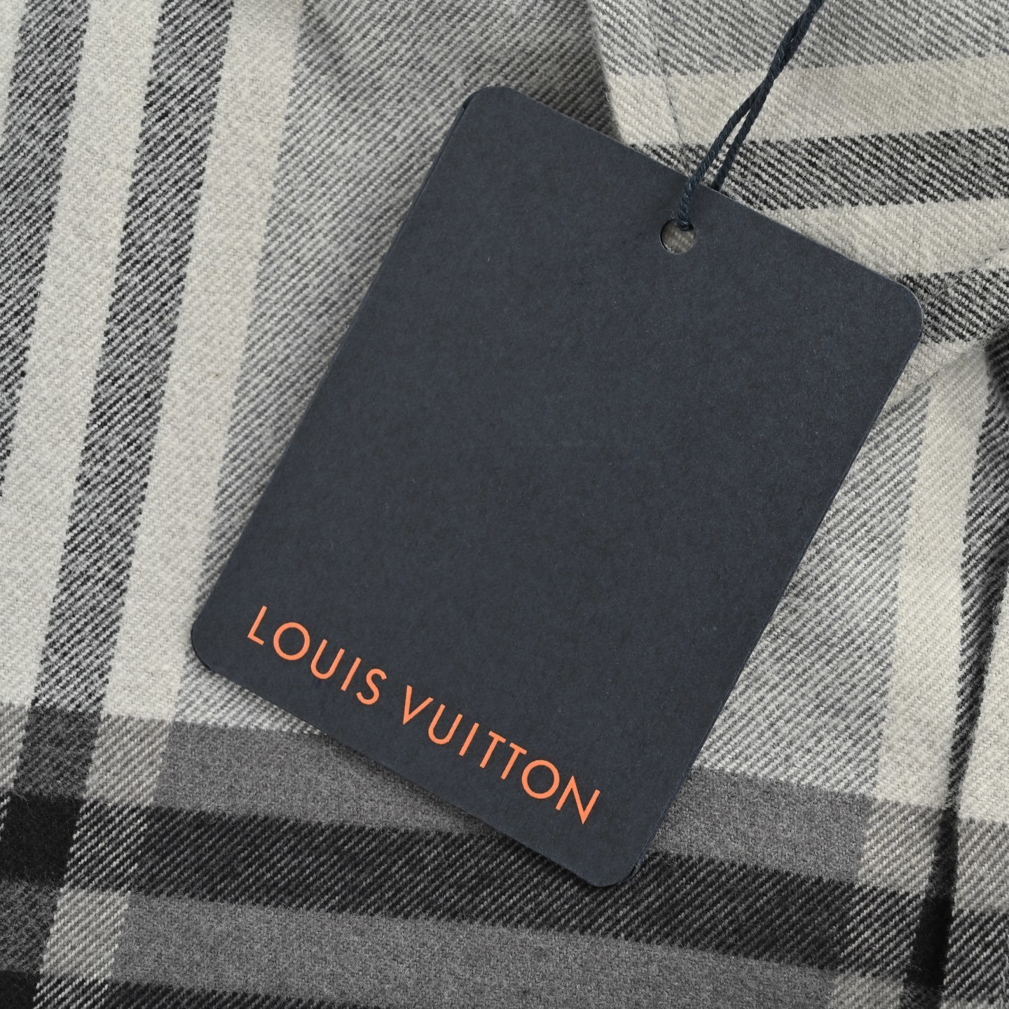 Louis Vuitton 25Fw Check Lettering Flannel Shirt Jacket