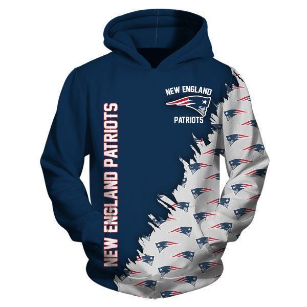 NEW ENGLAND PATRIOTS Hoodie Printed Vip 3D 27