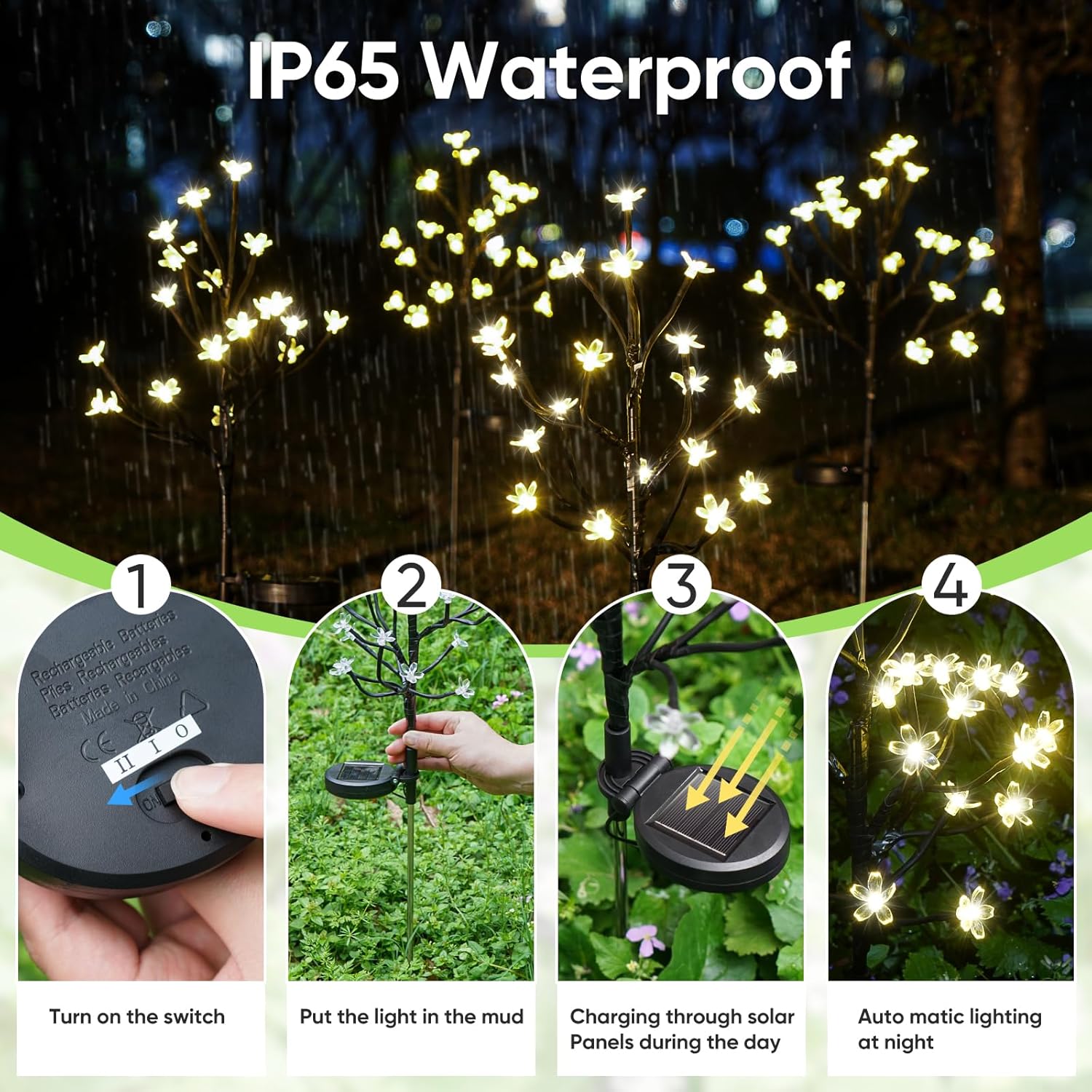 Solar Flowers Lights Garden Decor (Flash Sale - 60% Off)