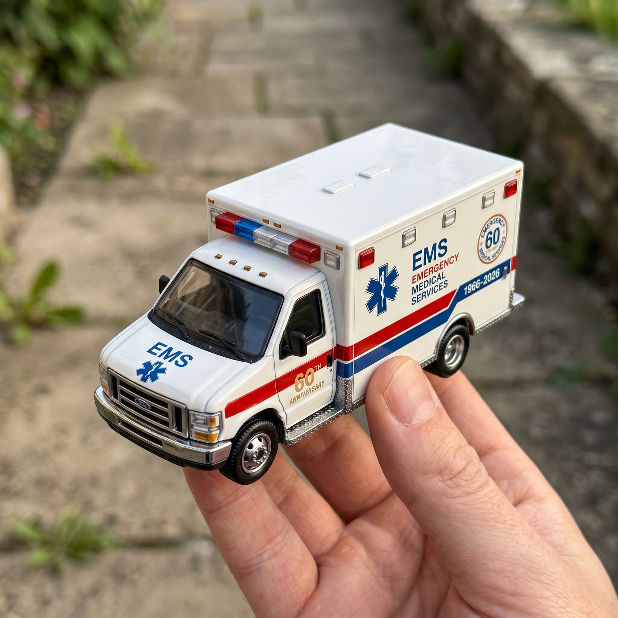 Hot Wheels EMS 60th Anniversary Ambulance
