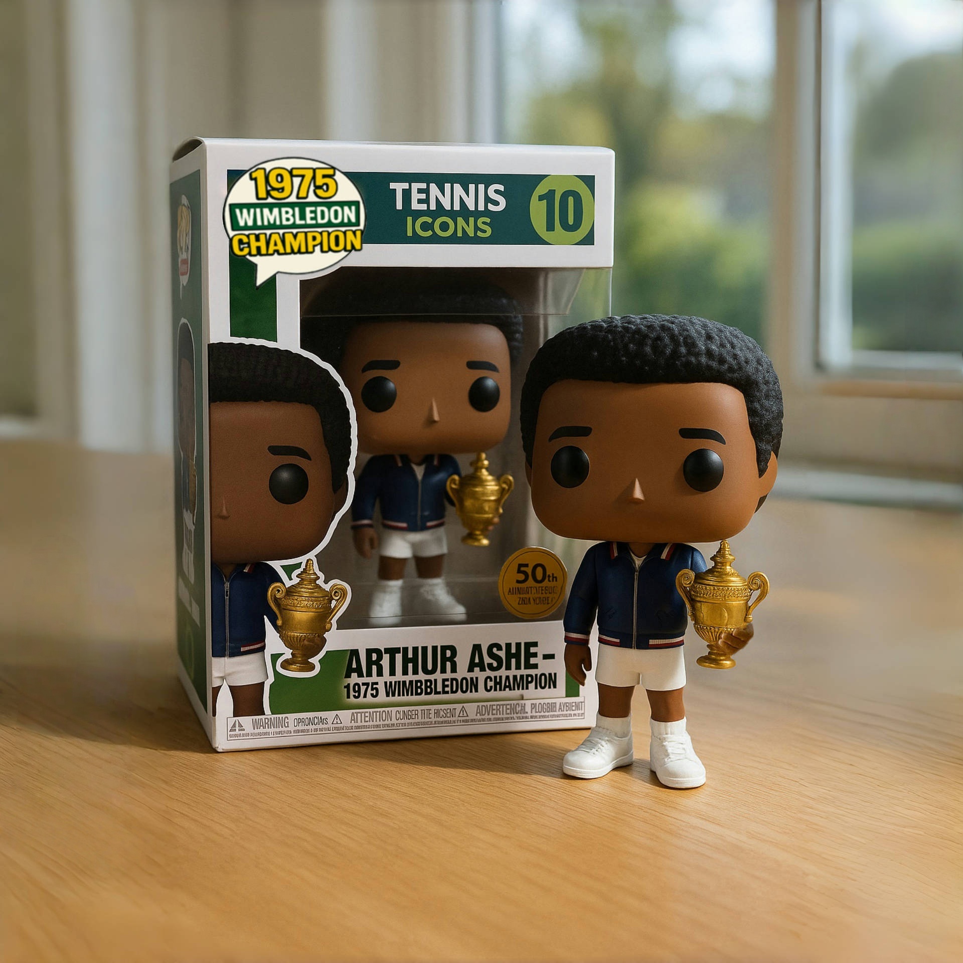 Arthur Ashe -1975 Wimbledon Champion | 50th Anniversary Edition