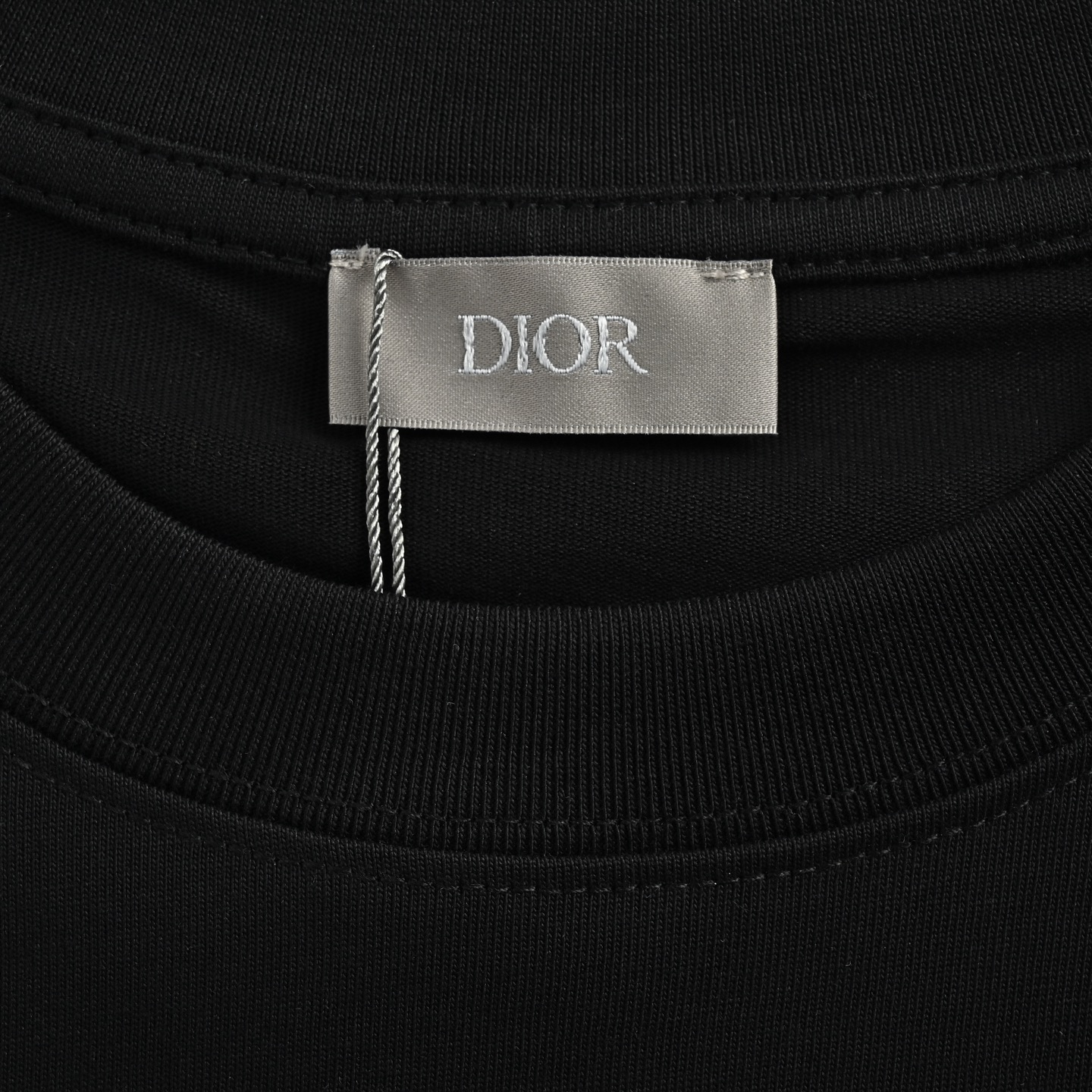 Dior 25ss embroidered logo lettering short sleeve