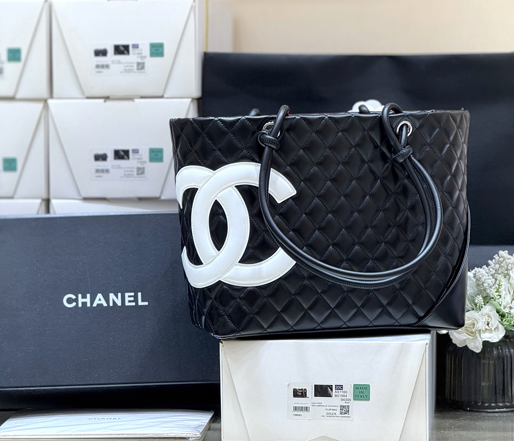 Chanel used Cambon tote A29795 00158