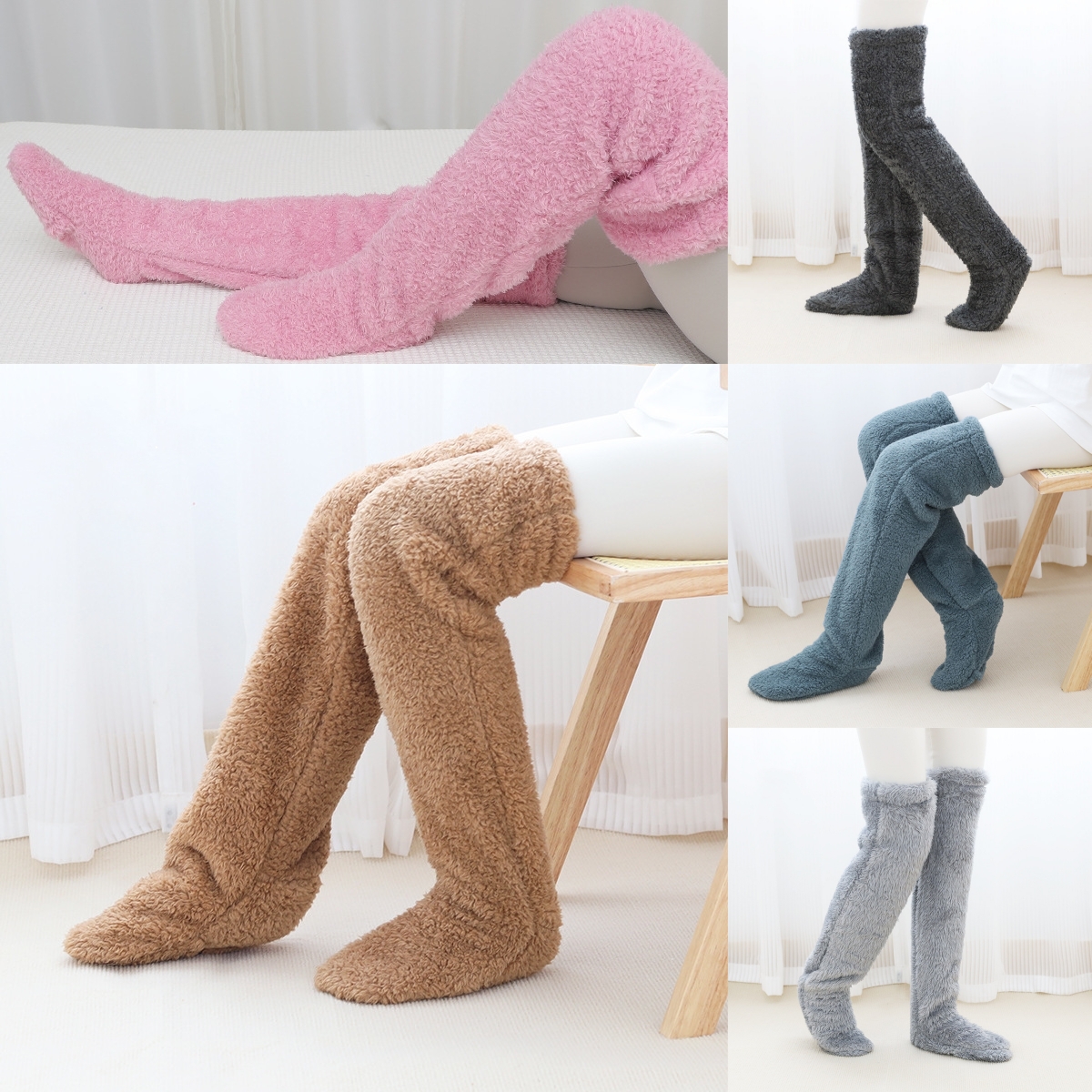 💥Last Day Promotion 60% OFF--Thickened warm and cold-proof Snuggle Paws Sock Slippers