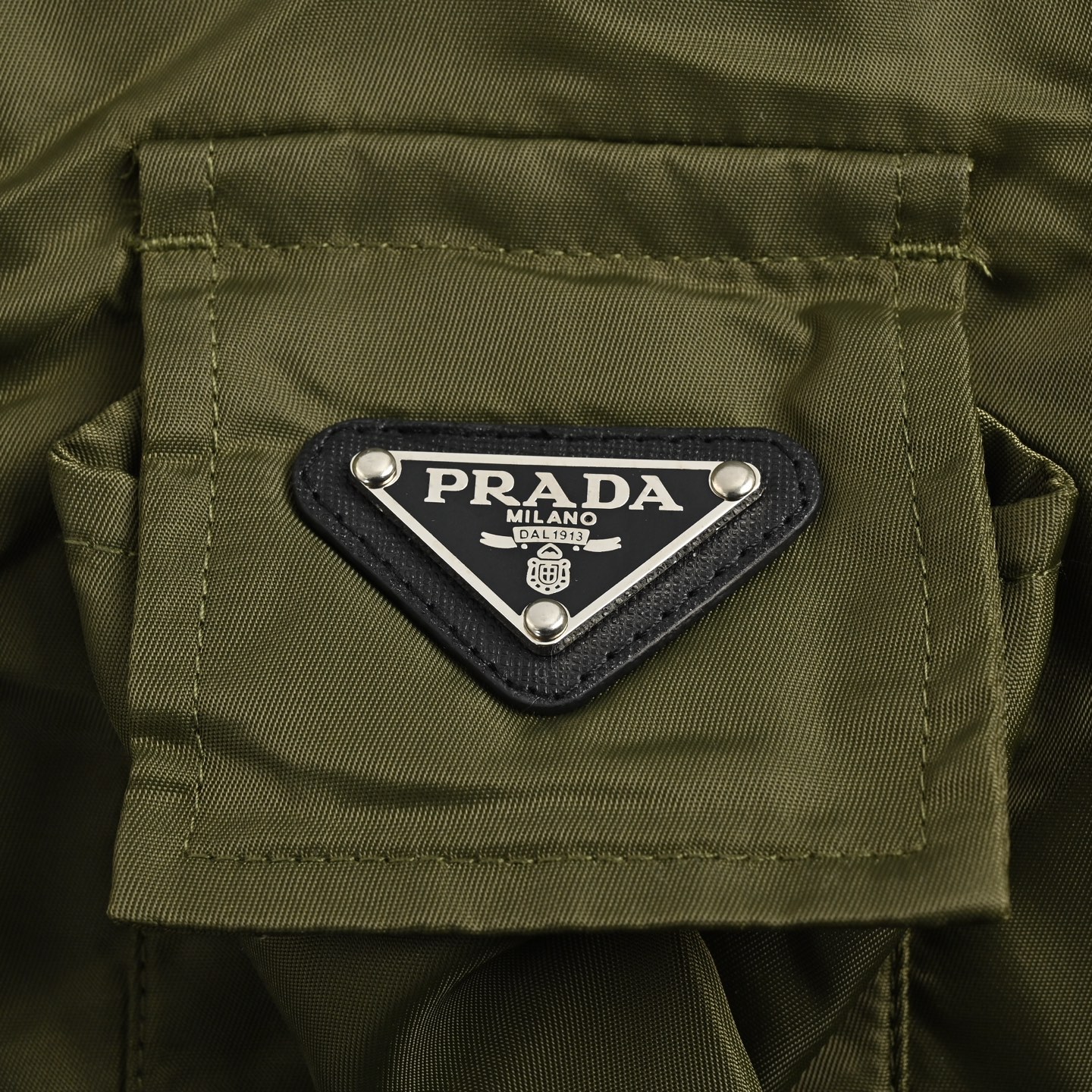 Prada Multi-pocket Technical Nylon Short Sleeve Shirt