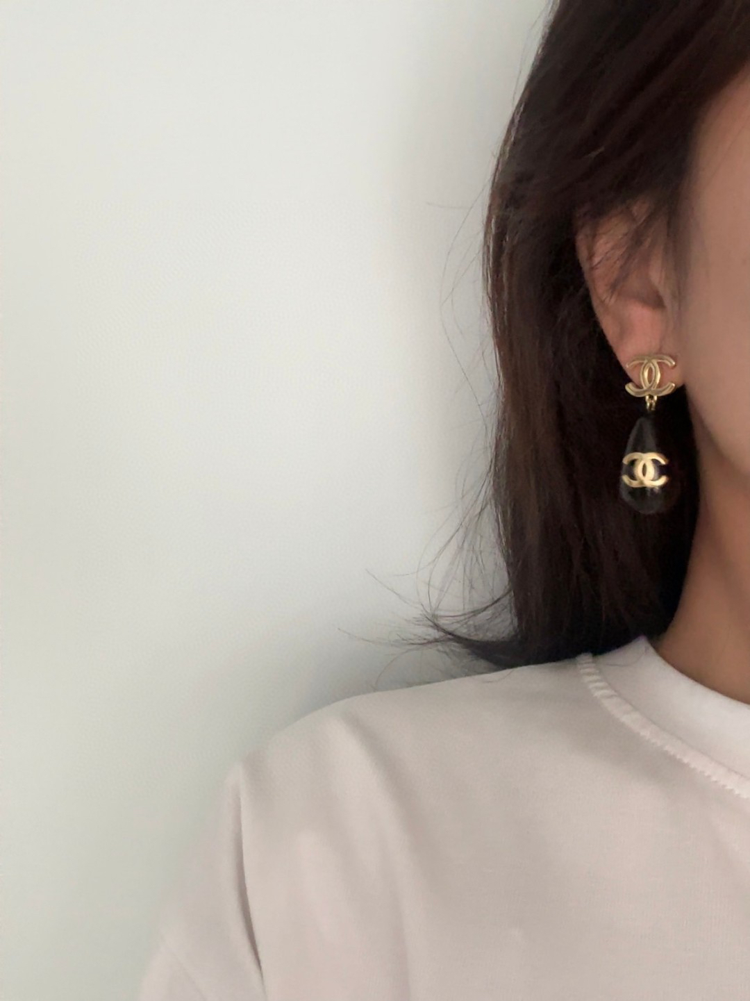 Chanel Pearl Double C Earrings