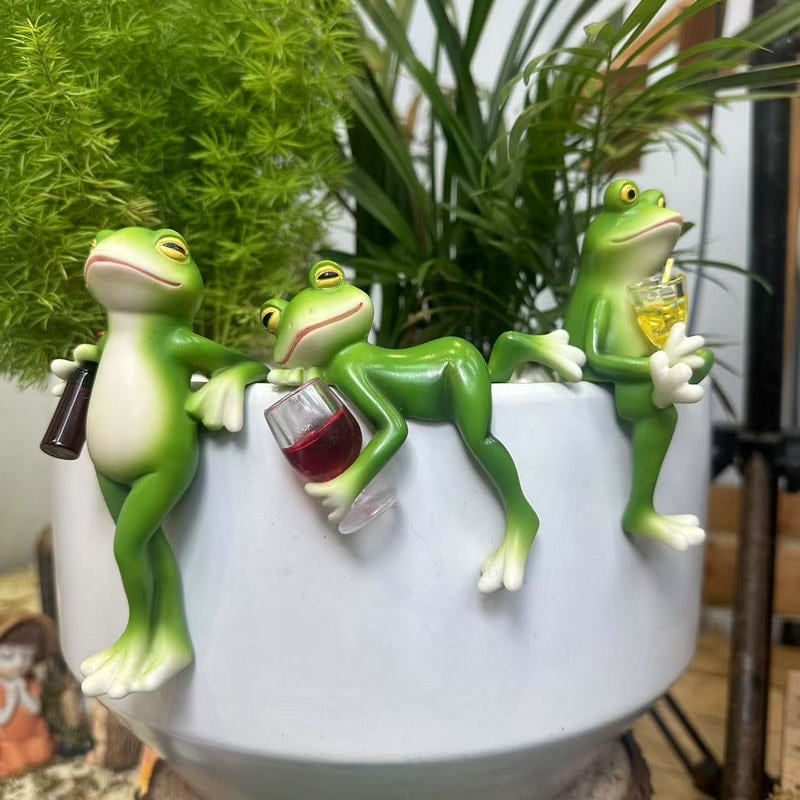 Drinking Little Monsters Collection Potted Decorations