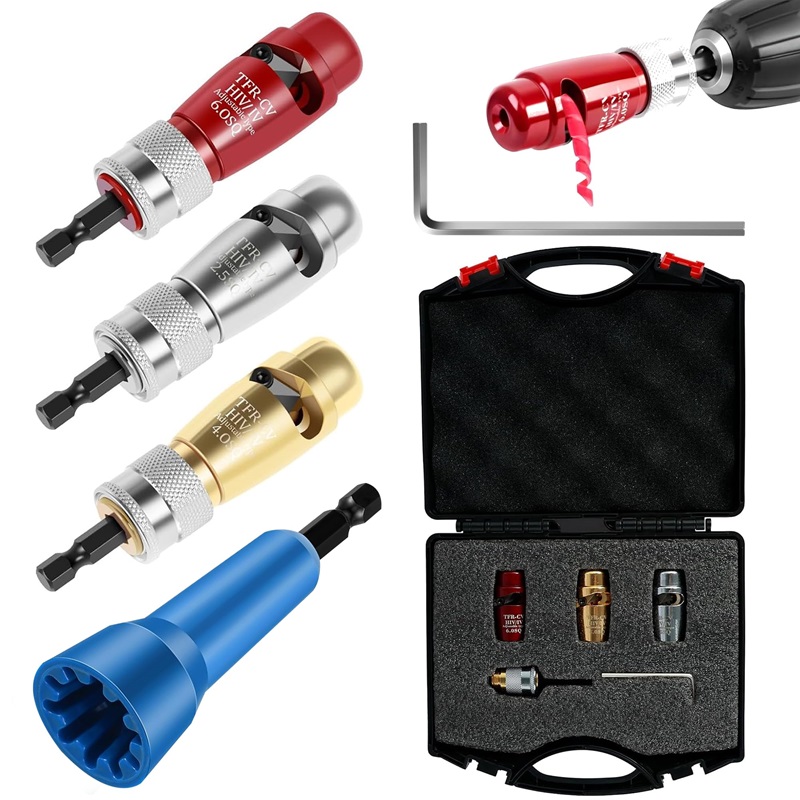 Wire Stripping Tool & Wire Twisting Connector Tool Set (5 pcs)
