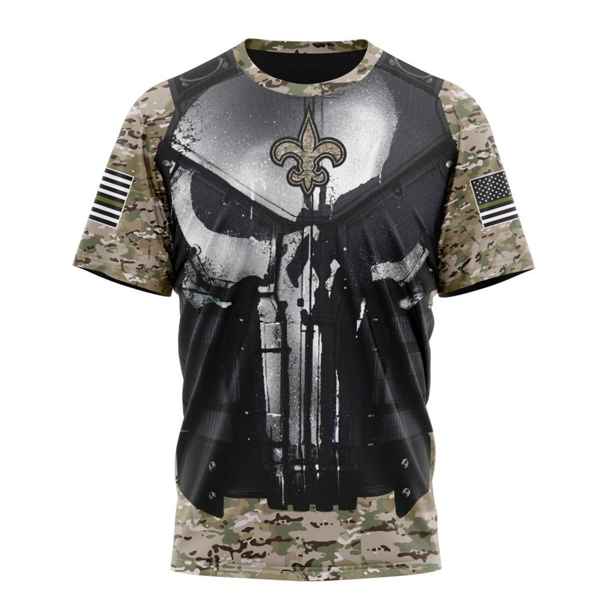 NEW ORLEANS SAINTS 3D HOODIE SPECIAL VETERAN KITS