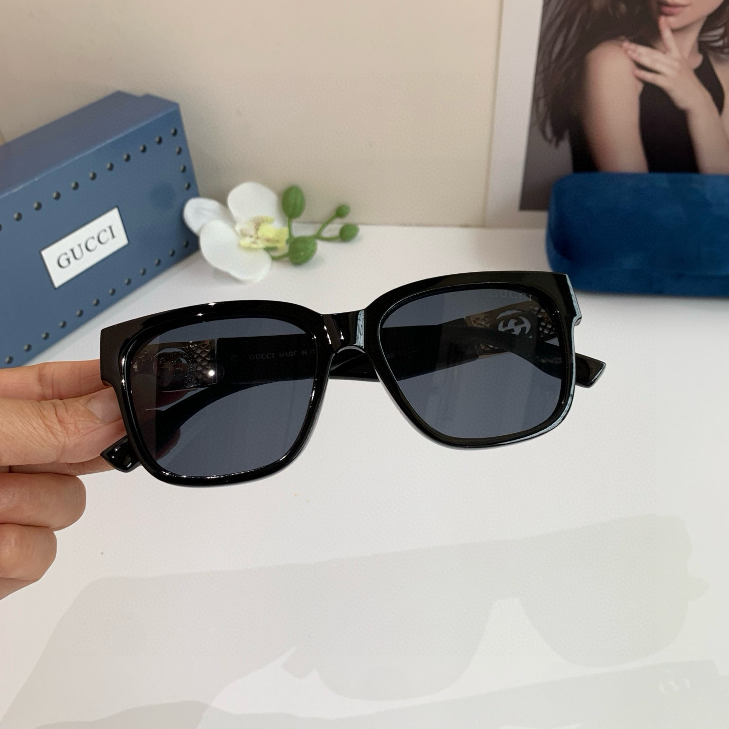 Gucci Round Frame Sunglasses
