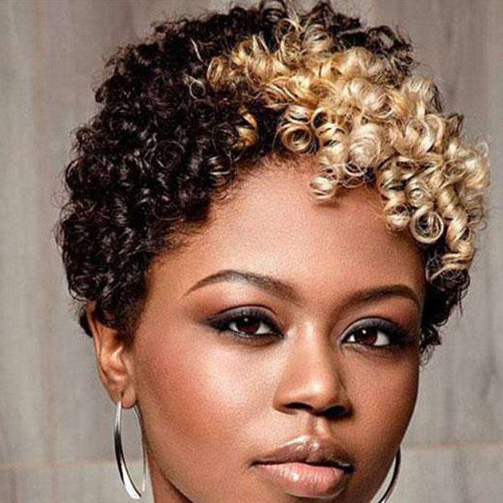 Luna 054 Philadelphia Designer Short Spiral Curly Wig for Black Women